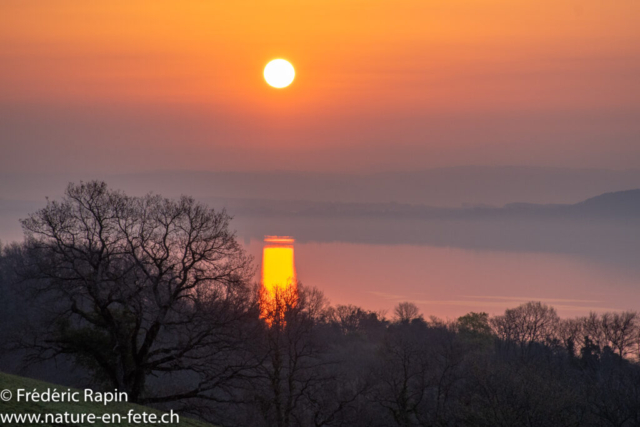 Lever de soleil sur le Lac de Neuchâtel